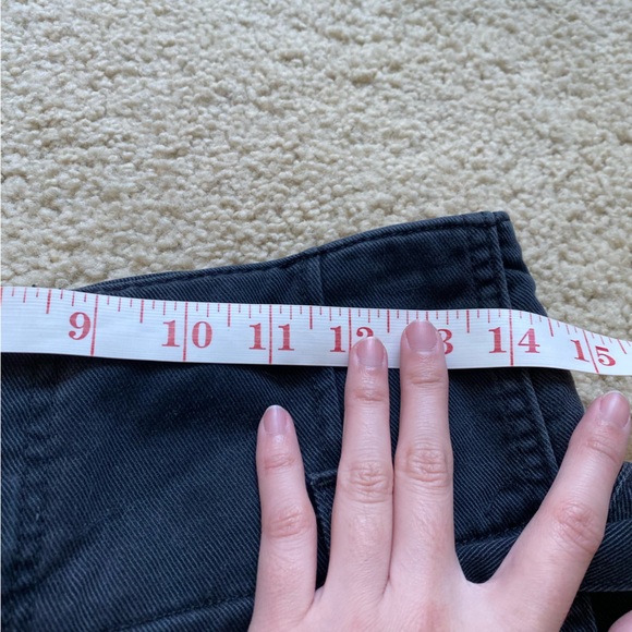 Current Elliot The Corset Paperbag High Rise Cropped Leg Denim Jean Edgebrook 27 - Picture 7 of 12